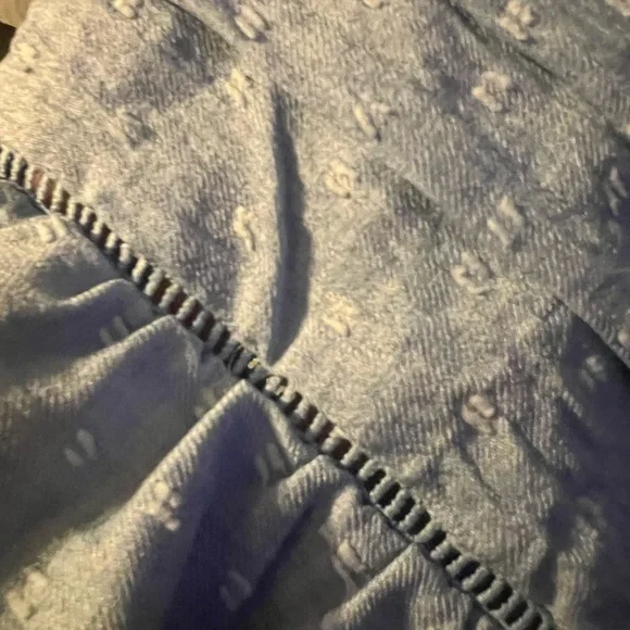 Ruby Rd. Soft Blue Ruffle Sleeve Blouse - Picture 4 of 11